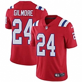 Nike New England Patriots #24 Stephon Gilmore Red Alternate NFL Vapor Untouchable Limited Jersey,baseball caps,new era cap wholesale,wholesale hats